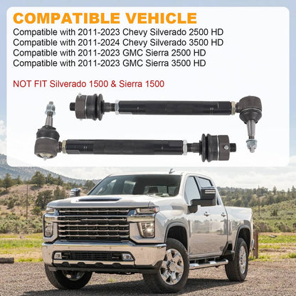 Bethesda Industrial Heavy Duty Tie Rod Ends Kit For Silverado Sierra 2500HD 3500HD 11-24 2K780101