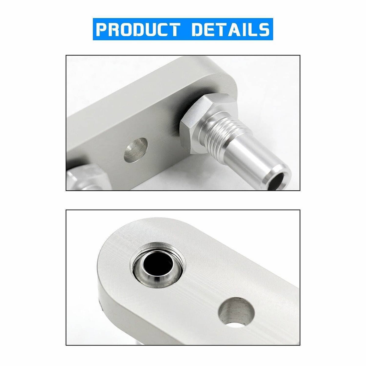 Bethesda Industrial Transmission Cooler Line Adapter Plate with 6AN Fittings Seal 6L80E 6L90E 8L90E