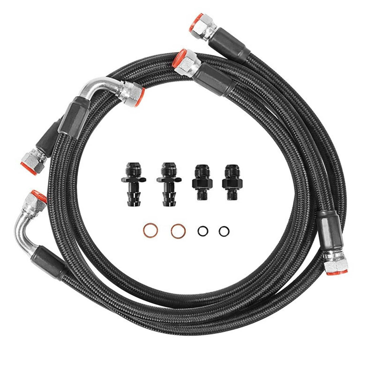 Bethesda Industrial New 48RE Transmission Cooler Hose Line Fittings for 2003-2007 Dodge Ram 5.9L