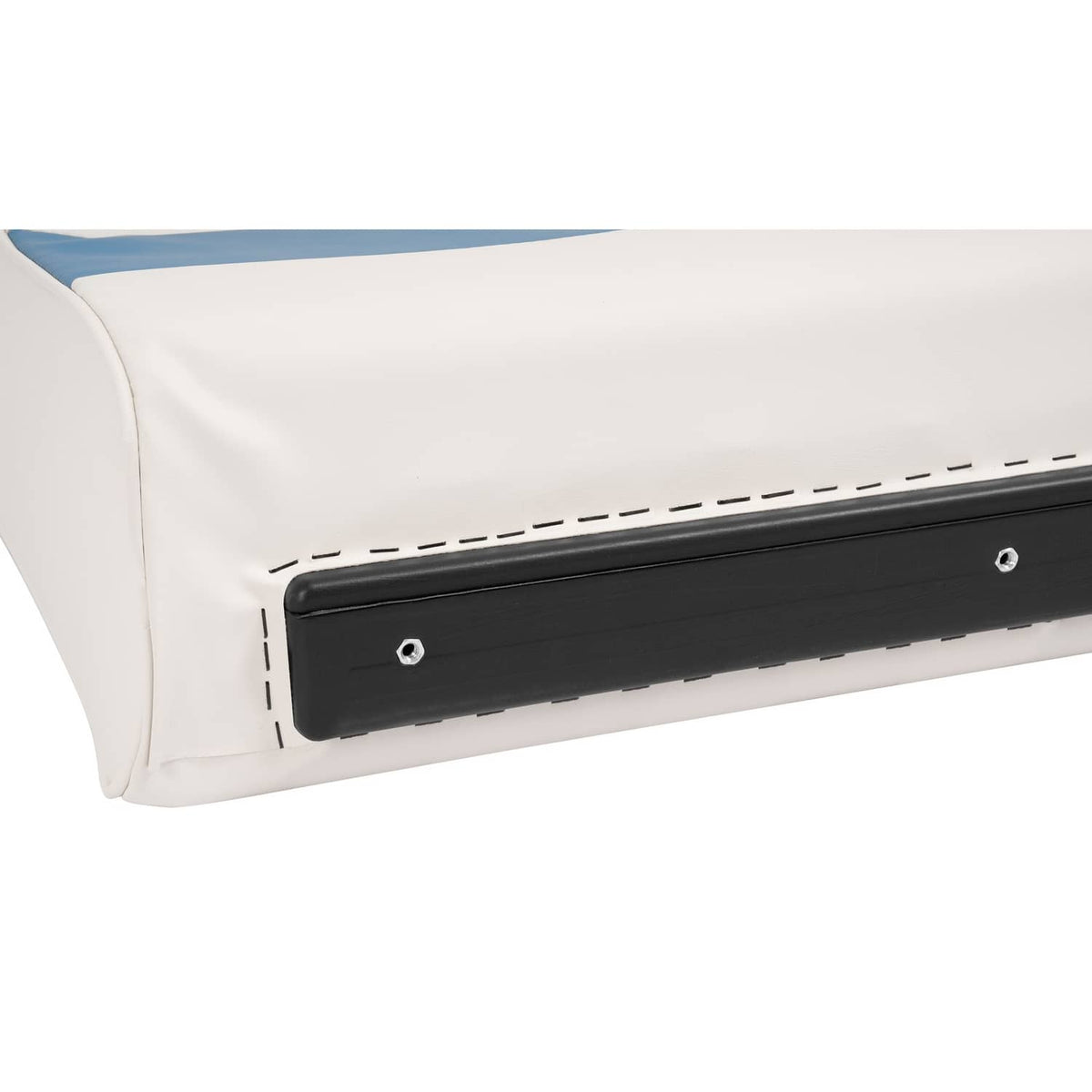 Bethesda Industrial #8WD95-1B-204 28" Pontoon Bench Seat Cushion Set Navy/White/Blue