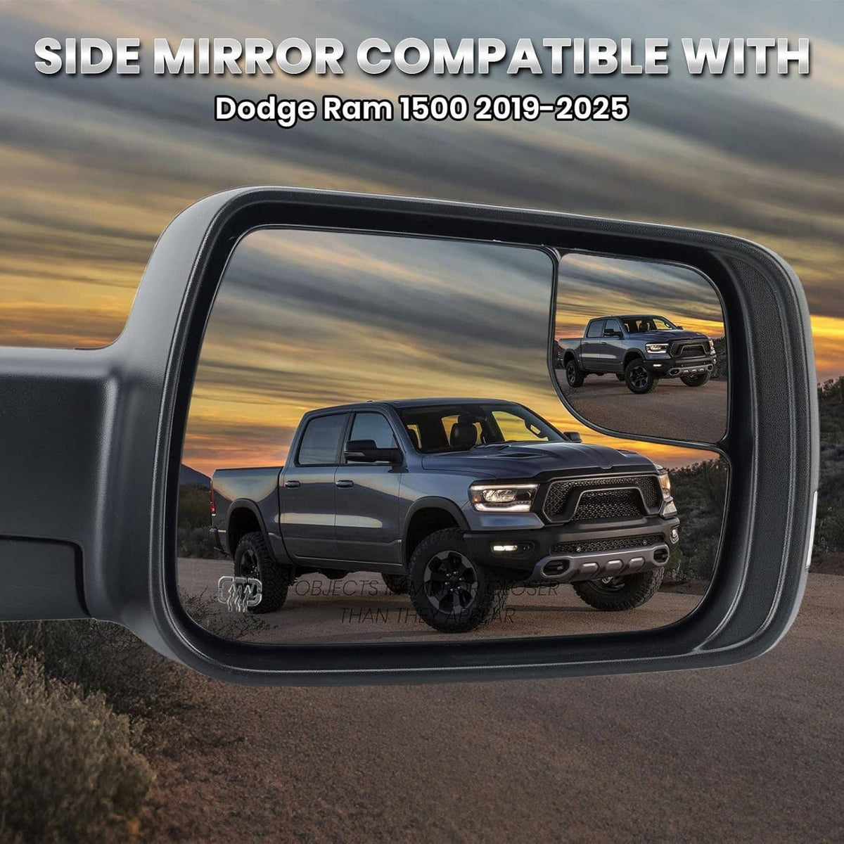 Bethesda Industrial 68276500AH For 2019-2024 Ram 1500  Heated Mirror w/Power Fold Signal Light Right