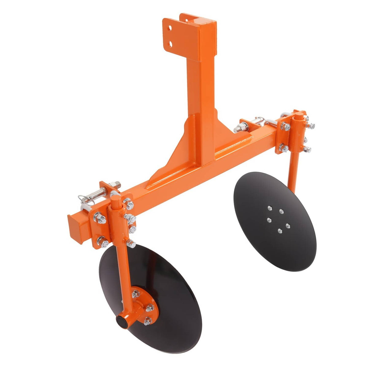 Bethesda Industrial 48" Adjustable Disc Bedder Disc Harrow For Cat 1 Tractors Steel 3 Point