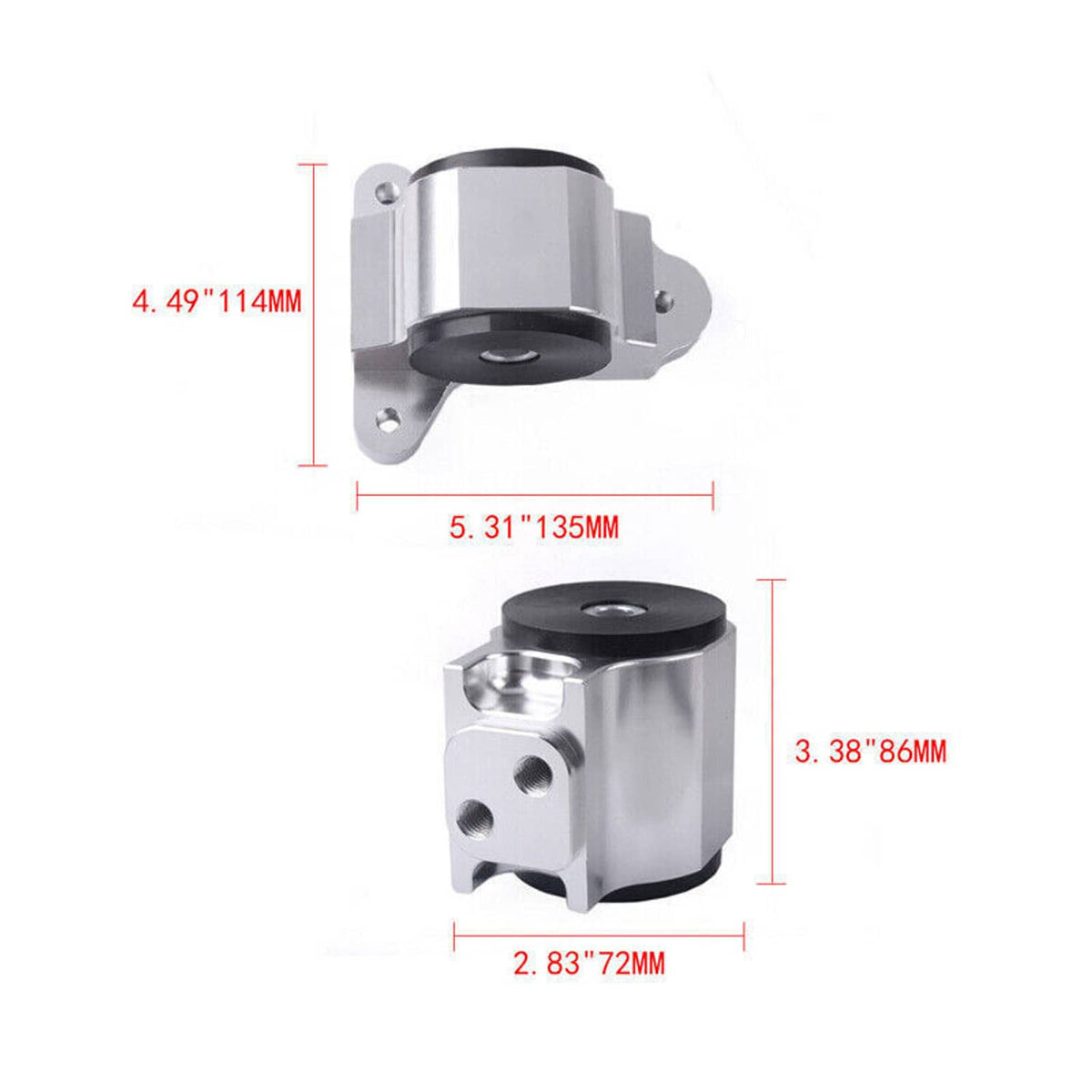 Bethesda Industrial New Engine Motor Mount Kit For 02-06 Acura RSX DC5/02-05 EP3 SI K20 K24 K Series