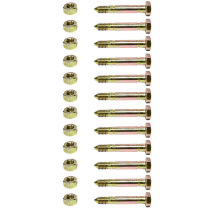 Bethesda Industrial 12PK Genuine OEM Ariens Snow Blower Snowthrower Shear Pins & Nut 51001500 510015