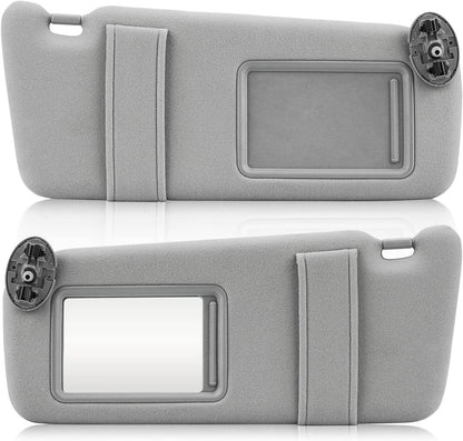 Bethesda Industrial Pair Sun Visor Left & Right Side With Sunroof Gray For Toyota Camry 2007-2011