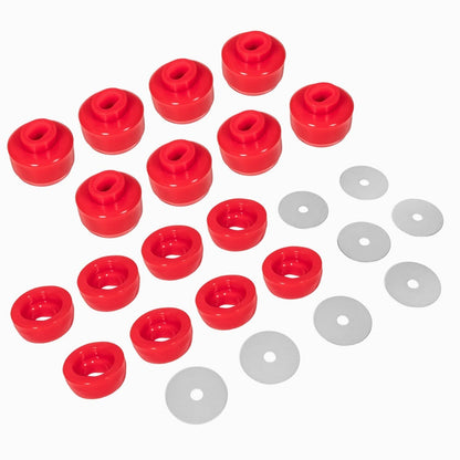 Bethesda Industrial Silicone Body Cab Mount Bushing 7-141 Kit for 1999-2014 Chevy Silverado & Sierra