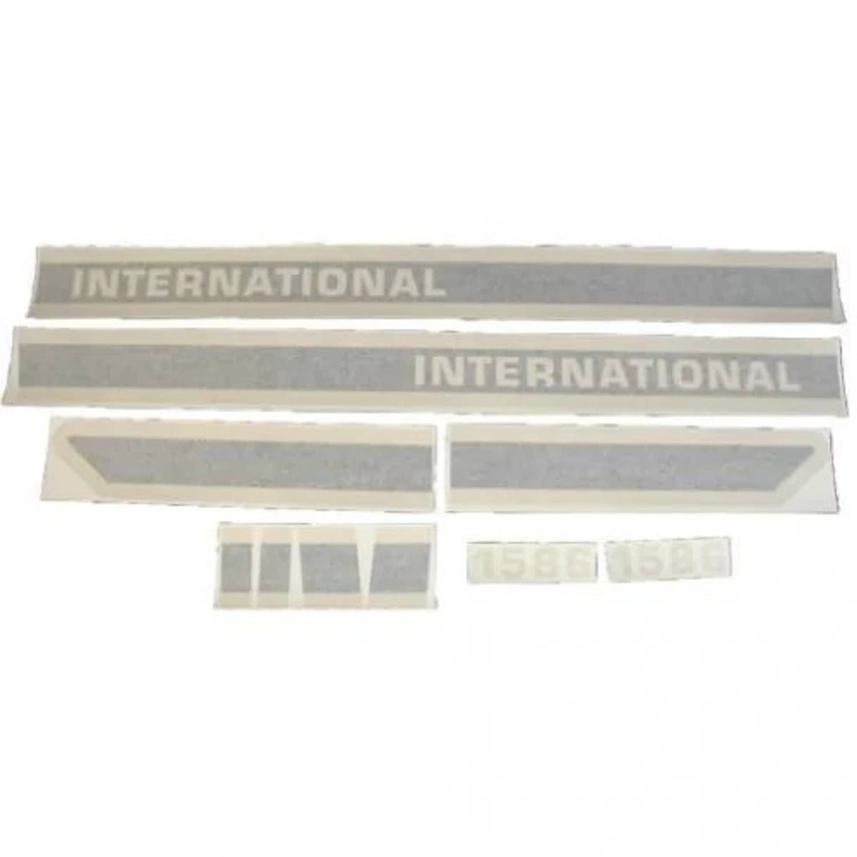 Bethesda Industrial Decal Set 1586 Black Stripe Vinyl fits International 1586