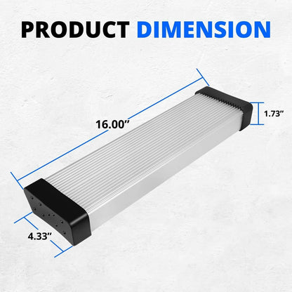 Bethesda Industrial Aluminum Boat Trailer Square Fender Mount and Step Pad Bolt On Brackets