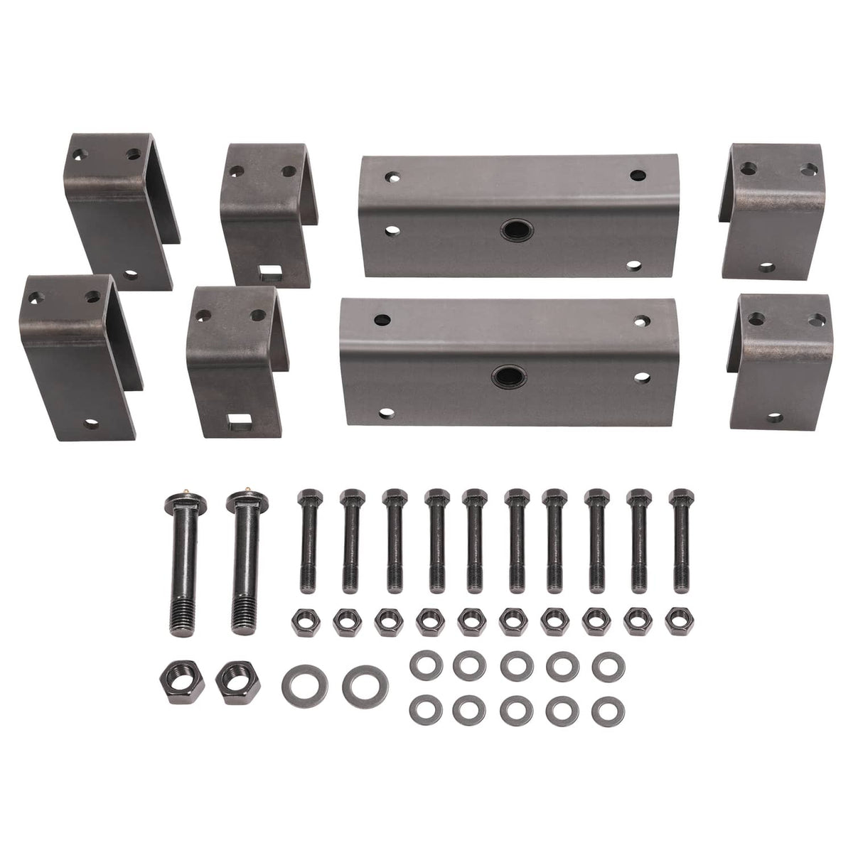 Bethesda Industrial 2" Slipper Spring Tandem Axle Hanger Kit w/ 2 Equalizer Bolts For Trailer