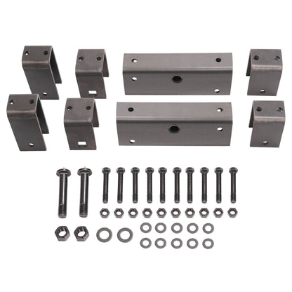 Bethesda Industrial 2" Slipper Spring Tandem Axle Hanger Kit w/ 2 Equalizer Bolts For Trailer