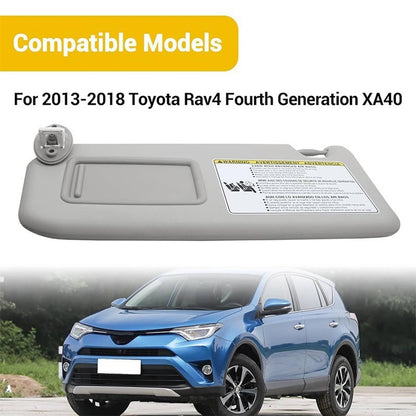Bethesda Industrial Gray Sun Visor W/ Mirror for 2013-18 Toyota RAV4 74320-42595-B1 Left Driver Side
