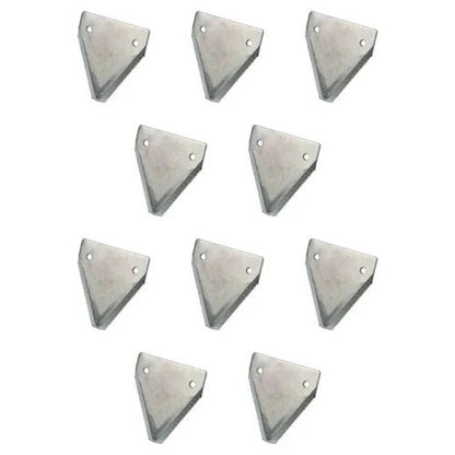 Bethesda Industrial Sickle Section - Under Serrated Chrome 10 Pack fits New Holland 907 1100 604800