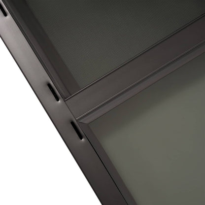 Bethesda Industrial 35"W x 22"H RV Window Horizontal Slider W/ Screen Trim Ring For RV Cargo Trailer