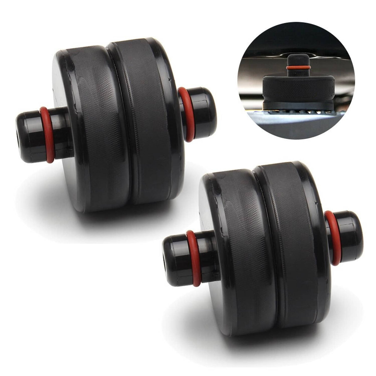 Bethesda Industrial 4Pcs Rubber Jack Lift Pad Adapter Tool Black Fit For Tesla Model 3/Y/S/X New