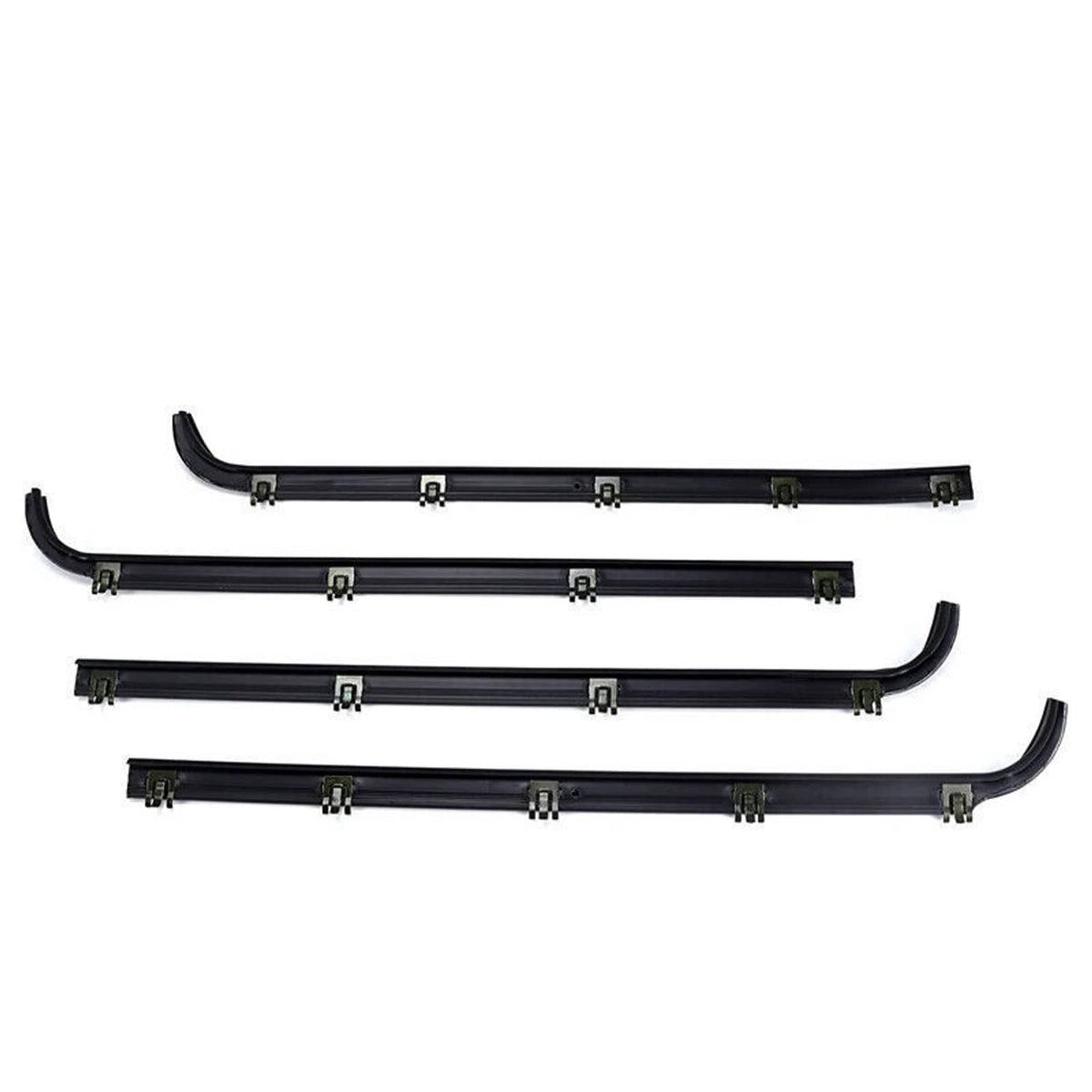Bethesda Industrial 4PCS Door Window Seal Belt Weatherstrip Kit For 1987- 1997 Ford F150 F250 F350