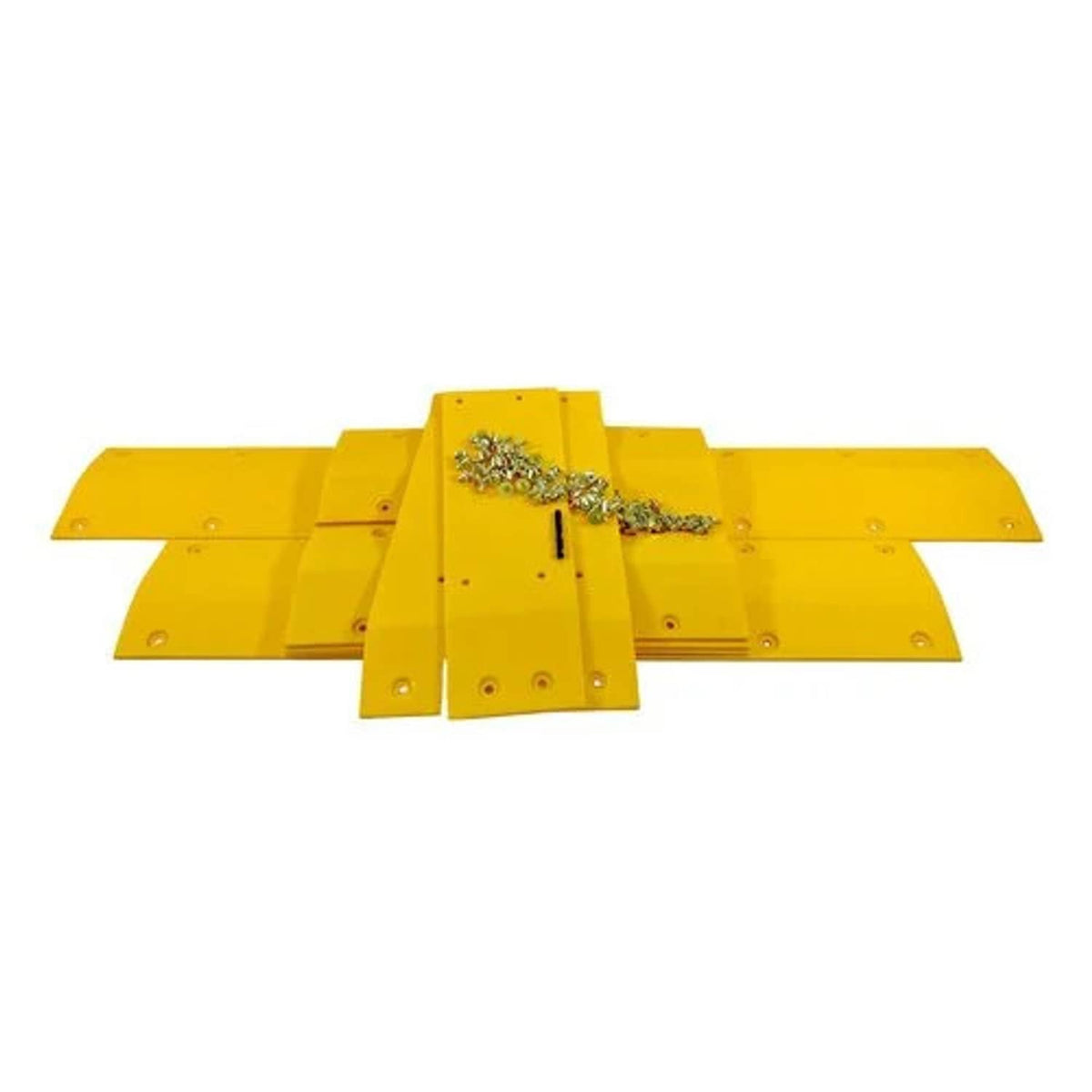 Bethesda Industrial Poly Skid Shoe Kit Massey Ferguson 20' Header-Yellow