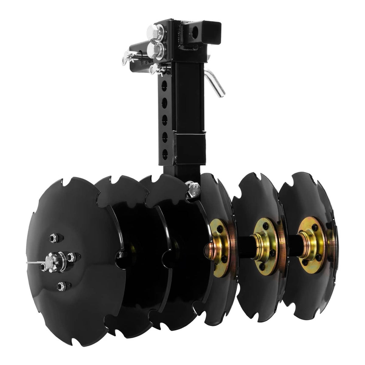 Bethesda Industrial 20" Notched Disc Harrow Plow Attachment for ATV UTV W/ 6 X Concave 2" Receiver