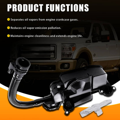 Bethesda Industrial Oil Separator Assembly for 11-16 Ford F250 F350 Super Duty 6.7L DC3Z-6A785-C