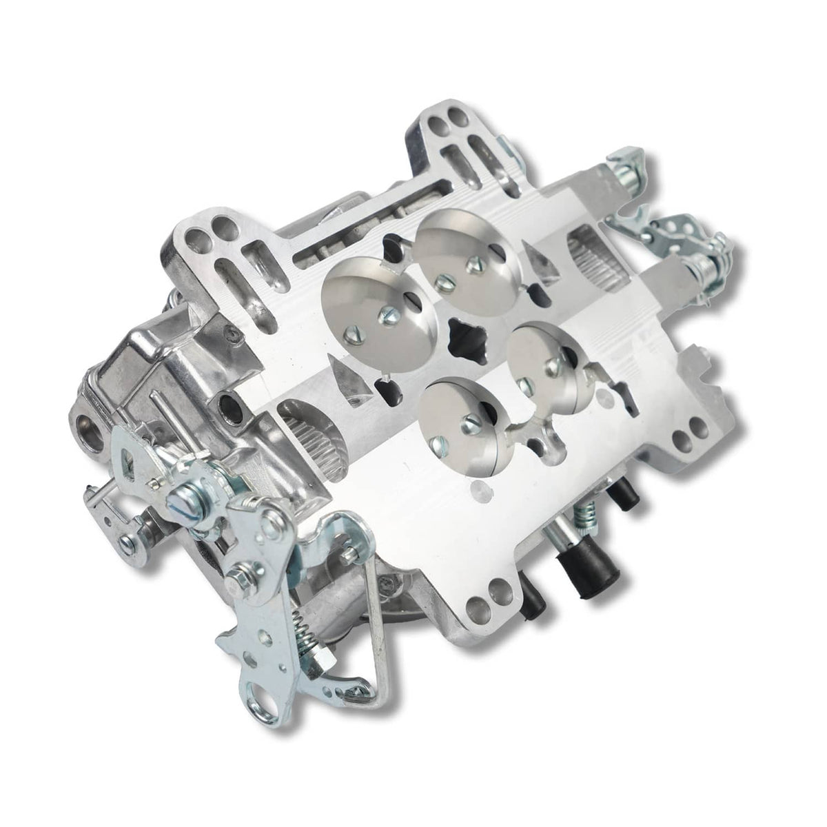 Bethesda Industrial Silver 4 Barrel Carburetor w/Manual Electric Choke For Edelbrock 1405 Performer