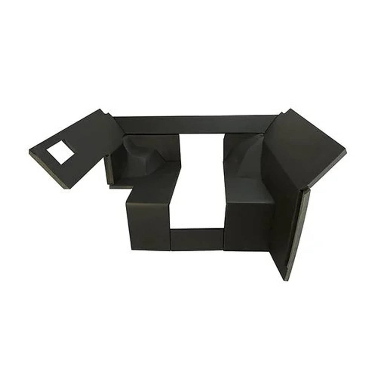 Bethesda Industrial Cab Foam EZ Cab Kit Vinyl with Formed Plastic - Black fits John Deere 4240 4440
