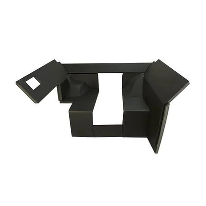 Bethesda Industrial Cab Foam EZ Cab Kit Vinyl with Formed Plastic - Black fits John Deere 4240 4440