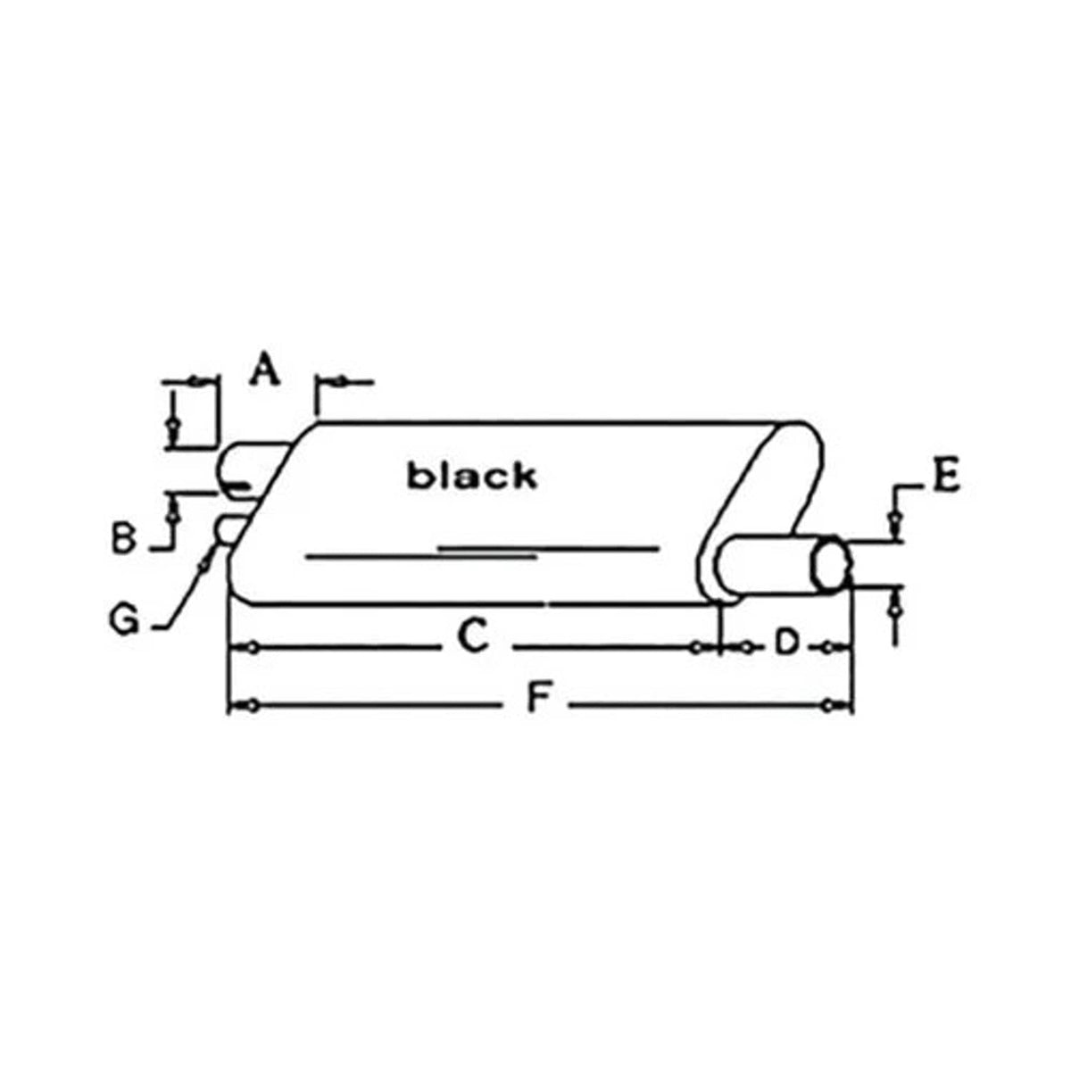 Bethesda Industrial Muffler fits Case 1270 1150B 1150C 1150C 1370 A66780 CA-20