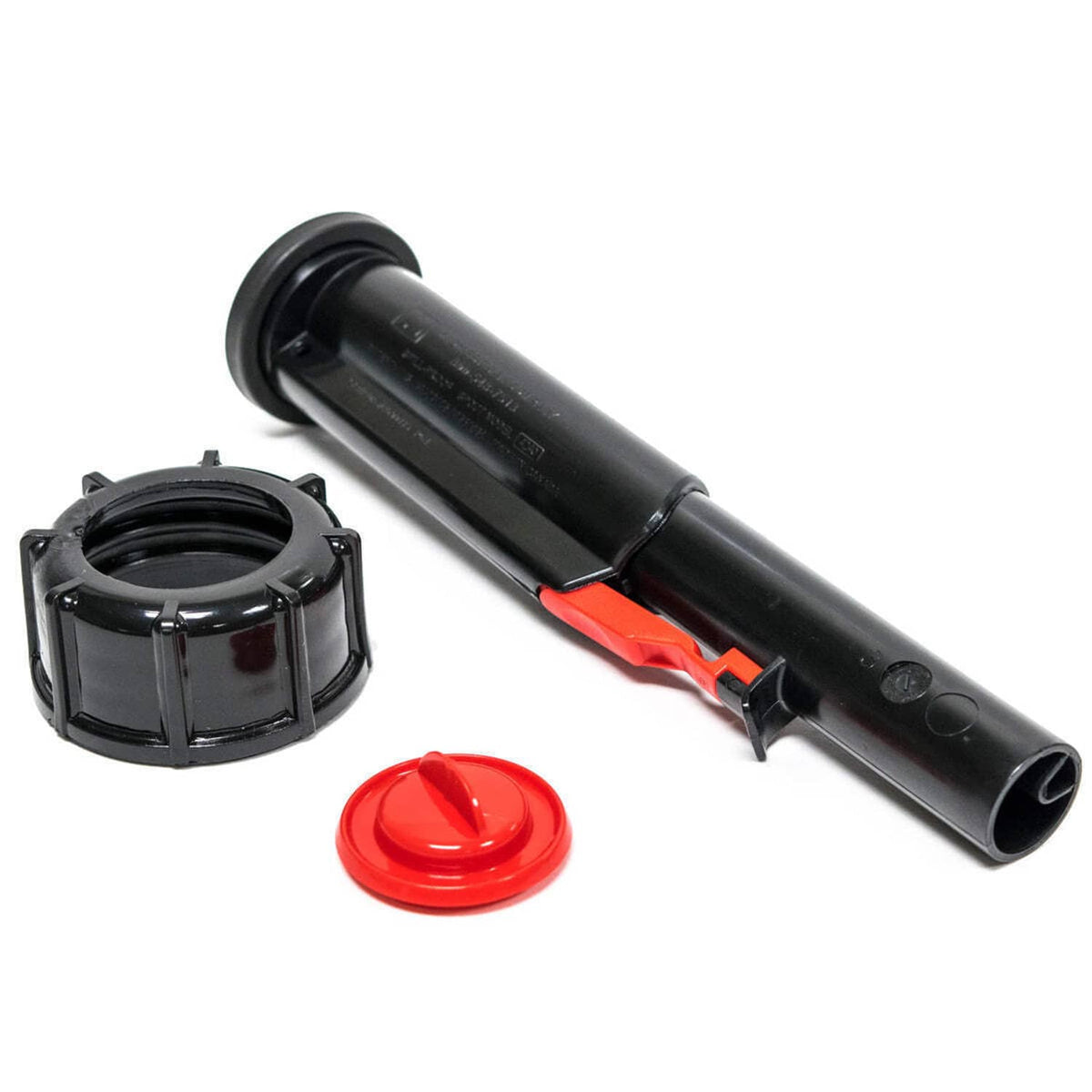 Bethesda Industrial 2PK Midwest Gas Can Screw Cap Collar Stopper Black Vent Spout Kit