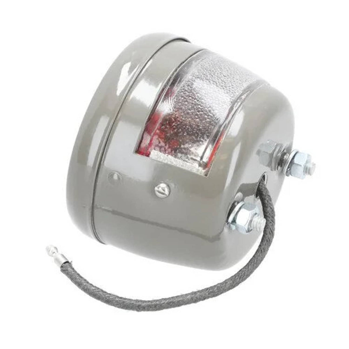 Bethesda Industrial Tail Light Assembly - 6V Taurus Grey Powder Coated Restoration Quality