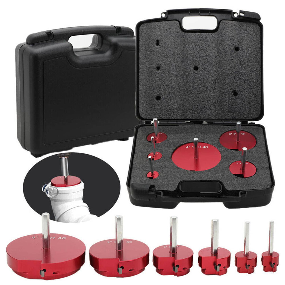 Bethesda Industrial New For Reed Tool Clean Ream Extreme Plastic Pipe Fitting Reamer Kit 04529 PPRK6