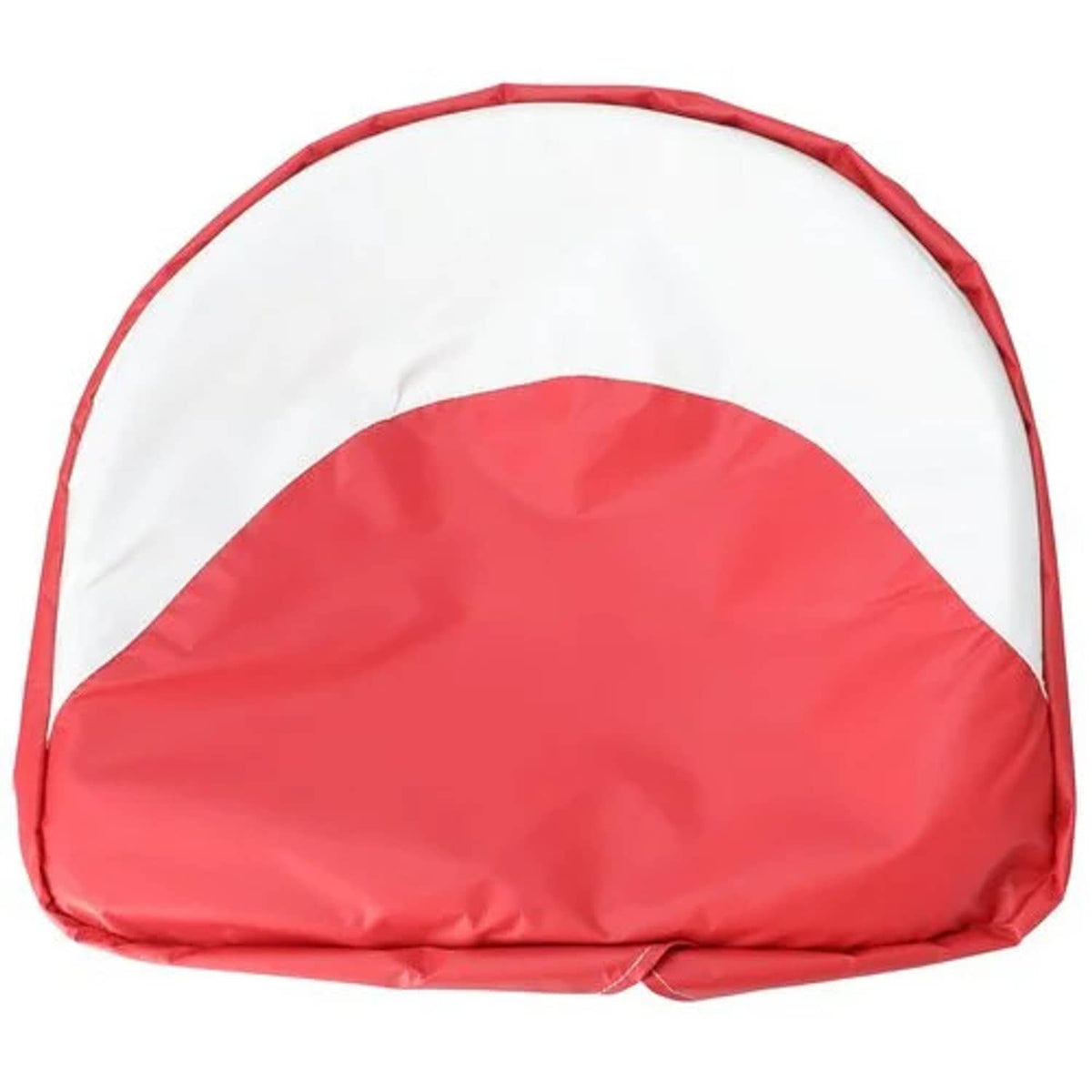 Bethesda Industrial Pan Seat Cushion - 21" Economy White and Red fits International