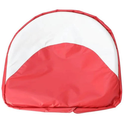 Bethesda Industrial Pan Seat Cushion - 21" Economy White and Red fits International