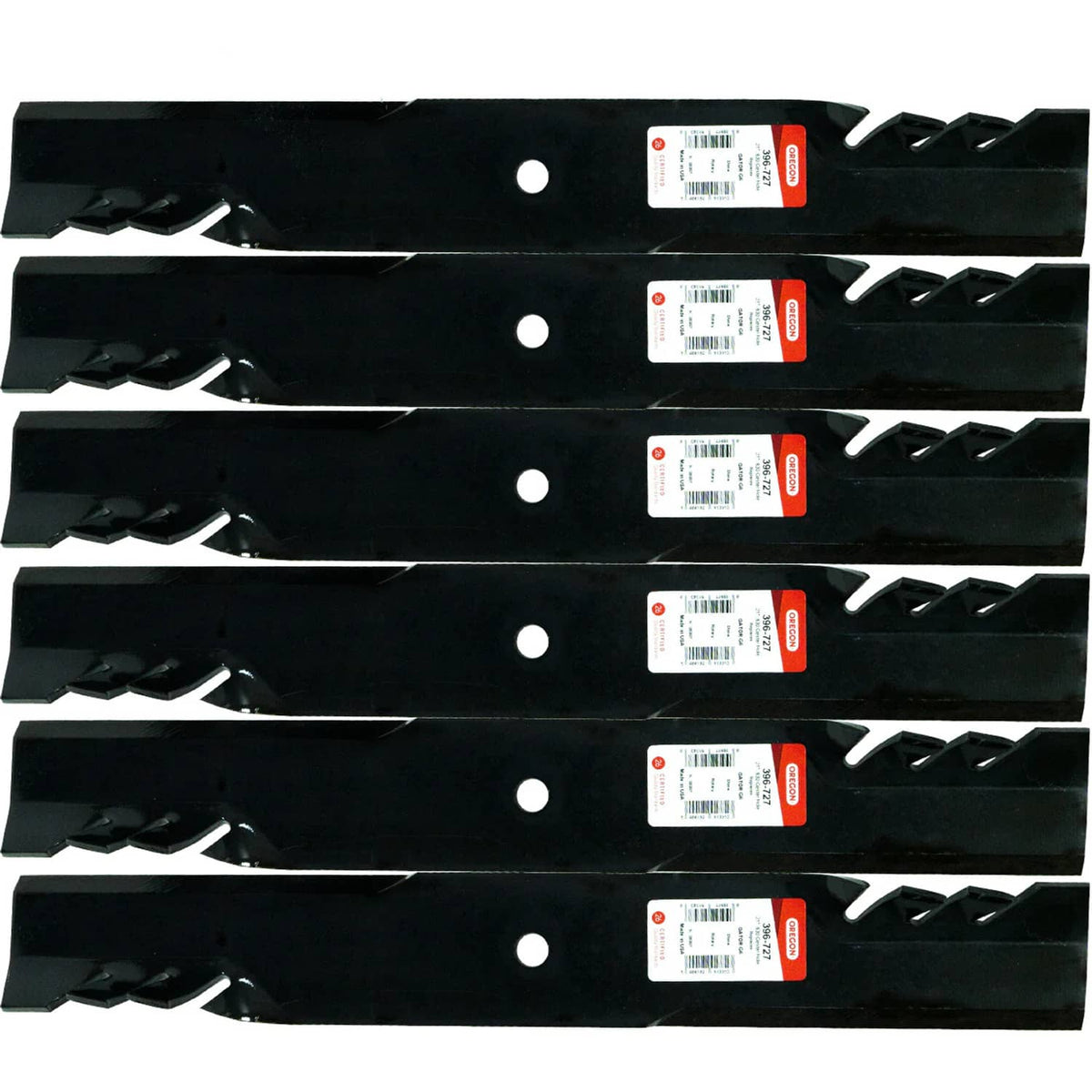 Bethesda Industrial 6PK Oregon 396-727 Gator G6 Blade for Ferris 61" Cut 20842 20842S 481712 5020842