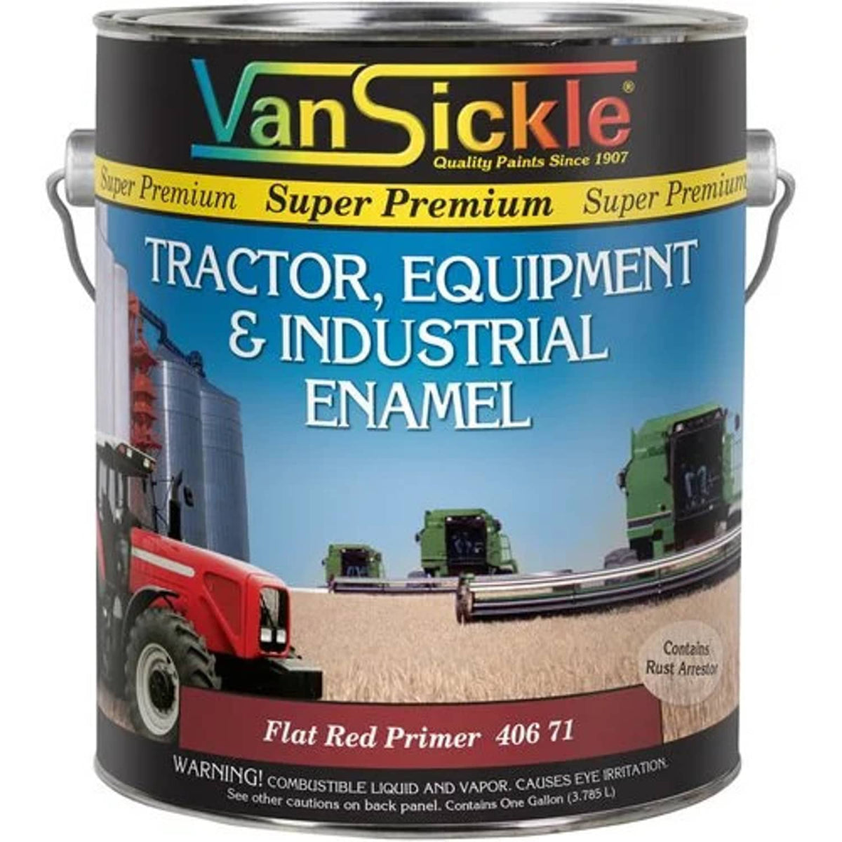Bethesda Industrial Red Tractor Paint Primer Gallon fits Paint, Sealants, Lubricants, Chemicals
