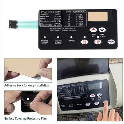Bethesda Industrial Control Board Kit w/ 472610Z Switch Pad For Pentair Master Temp 400 42002-0007S