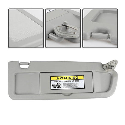 Bethesda Industrial Pair Driver & Passenger Side Light Gray Sun Visor For 2006-2011 Honda Civic