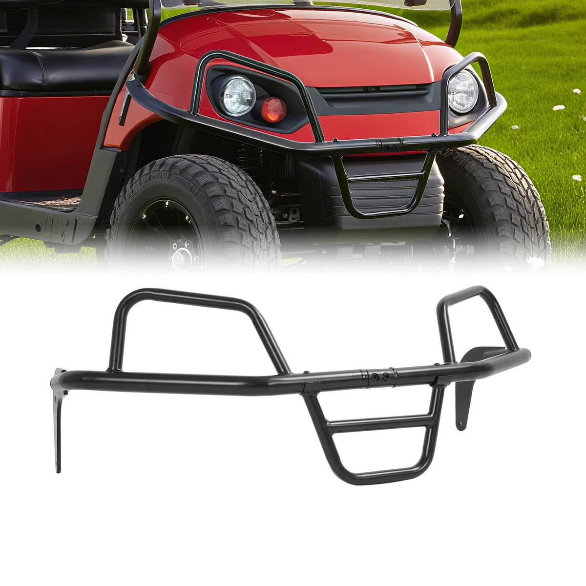 Bethesda Industrial Powder Coated Front Brush Guard For EZGO Express L4 S4 L6 S6 2012-Up Golf Cart