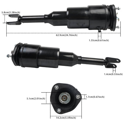 Bethesda Industrial 2Pcs Front Air Suspension Shock Struts For 2007-17 Lexus LS460 LS460L 4801050150