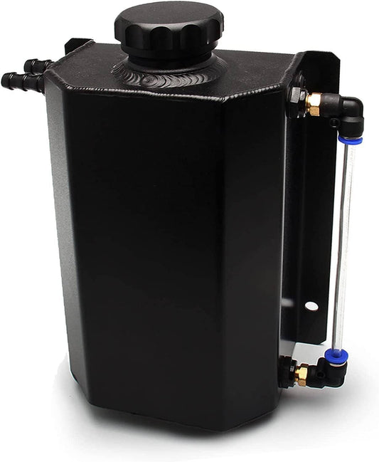 Bethesda Industrial Aluminum 2L Radiator Coolant Overflow Water Bottle Expansion Reservoir Tank +Cap
