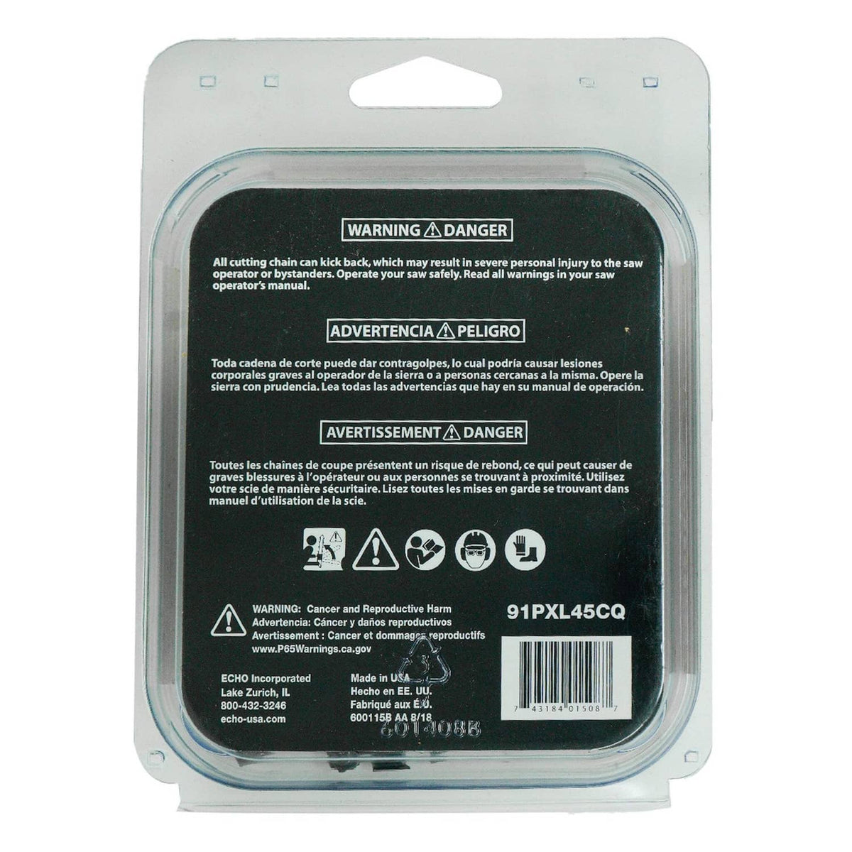 Bethesda Industrial Genuine OEM Echo 91PXL45CQ Chain 12-inch fits CS-2511T 12A0CD3745C