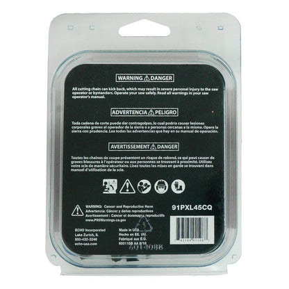 Bethesda Industrial Genuine OEM Echo 91PXL45CQ Chain 12-inch fits CS-2511T 12A0CD3745C