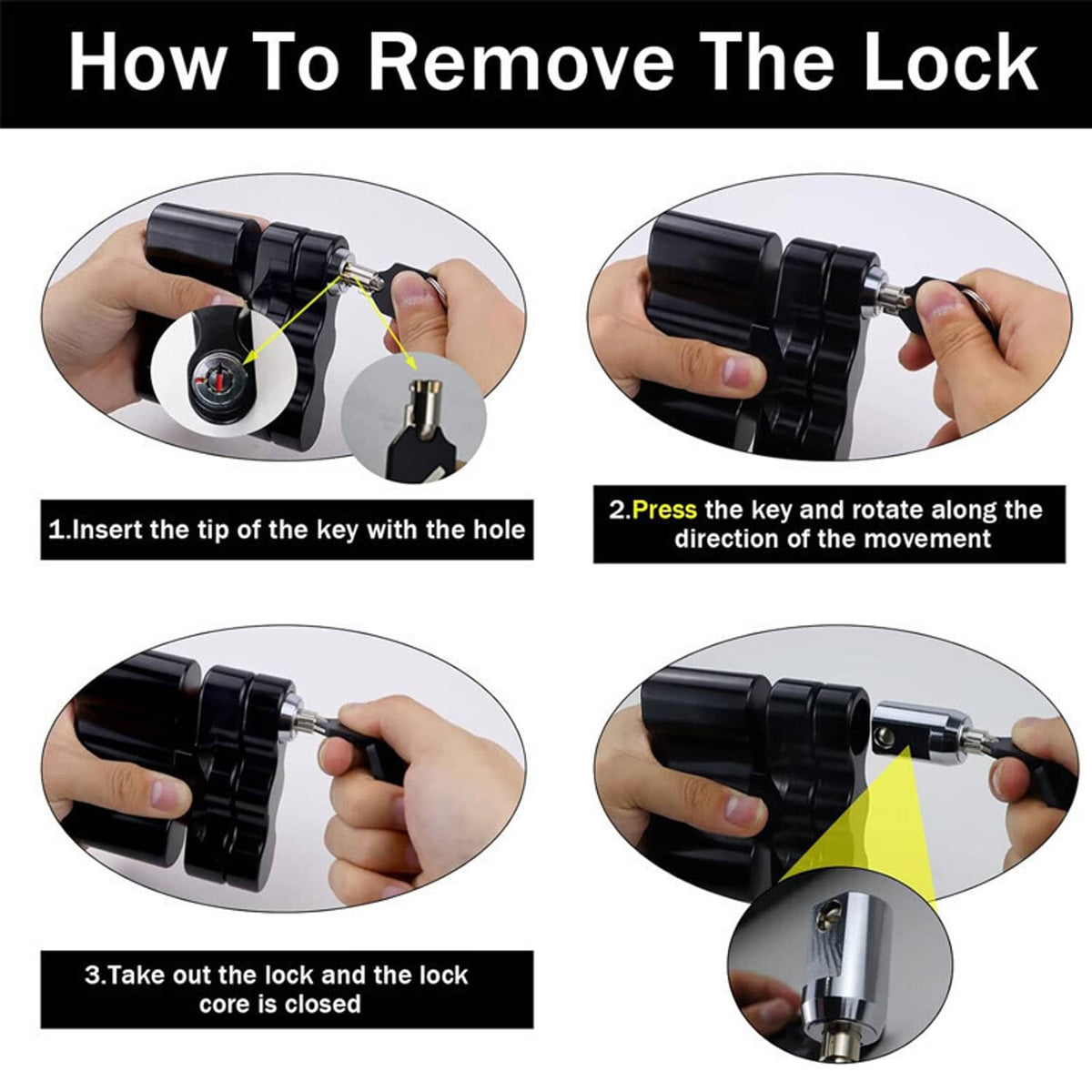 Bethesda Industrial Black For ROTOPAX Standard Pack Mount Lock RX-LOX-PM RX-PM LOX-PM