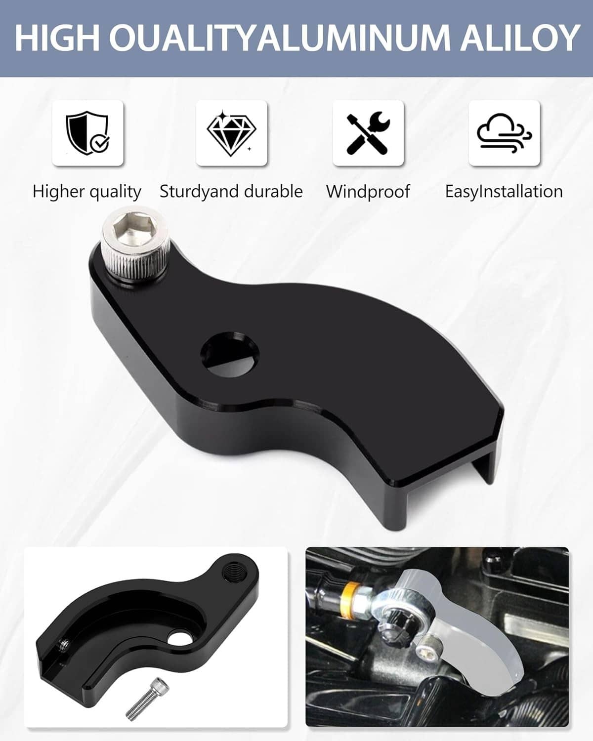 Bethesda Industrial Motorcycle EZ Shift Neutral Gear Assist Bracket for Harley M8 2018-2025 Touring