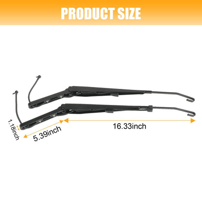 Bethesda Industrial Windshield Wiper Arms Fit 99-07 Chevy Silverado Suburban Tahoe GMC Sierra Yukon