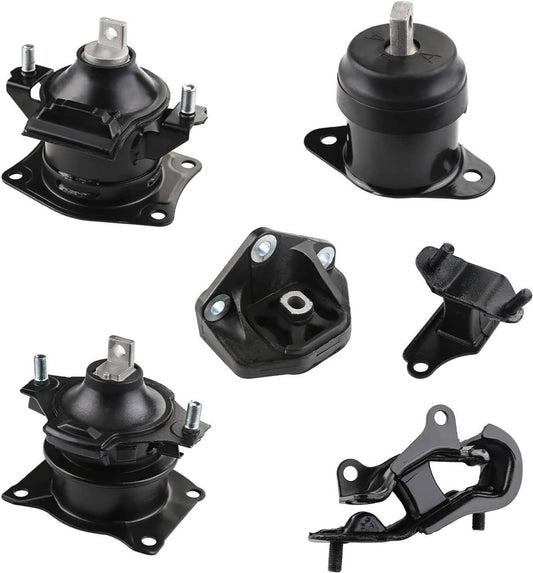 Bethesda Industrial 6PCS Engine Mount & Trans Mounts Kits For 2003-2007 Honda Accord 3.0L Auto Trans