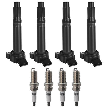 Bethesda Industrial 4PCS Ignition Coil Spark Plug For 09-19 Toyota Camry RAV4 Avalon L4 2.5L UF487