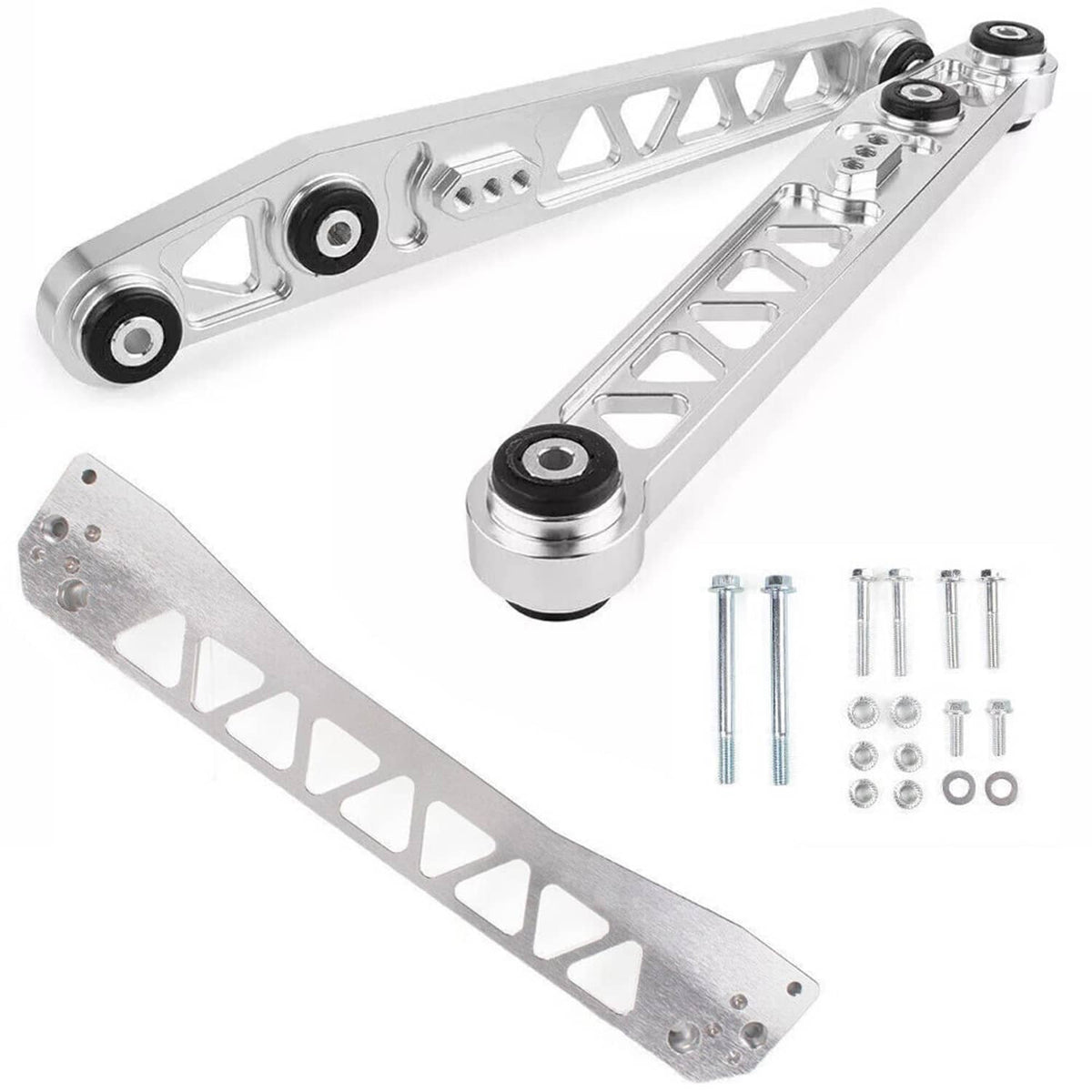 Bethesda Industrial New For 96-00 Honda Civic Car Rear Lower Control Arm & Subframe Brace Tie Bar EK