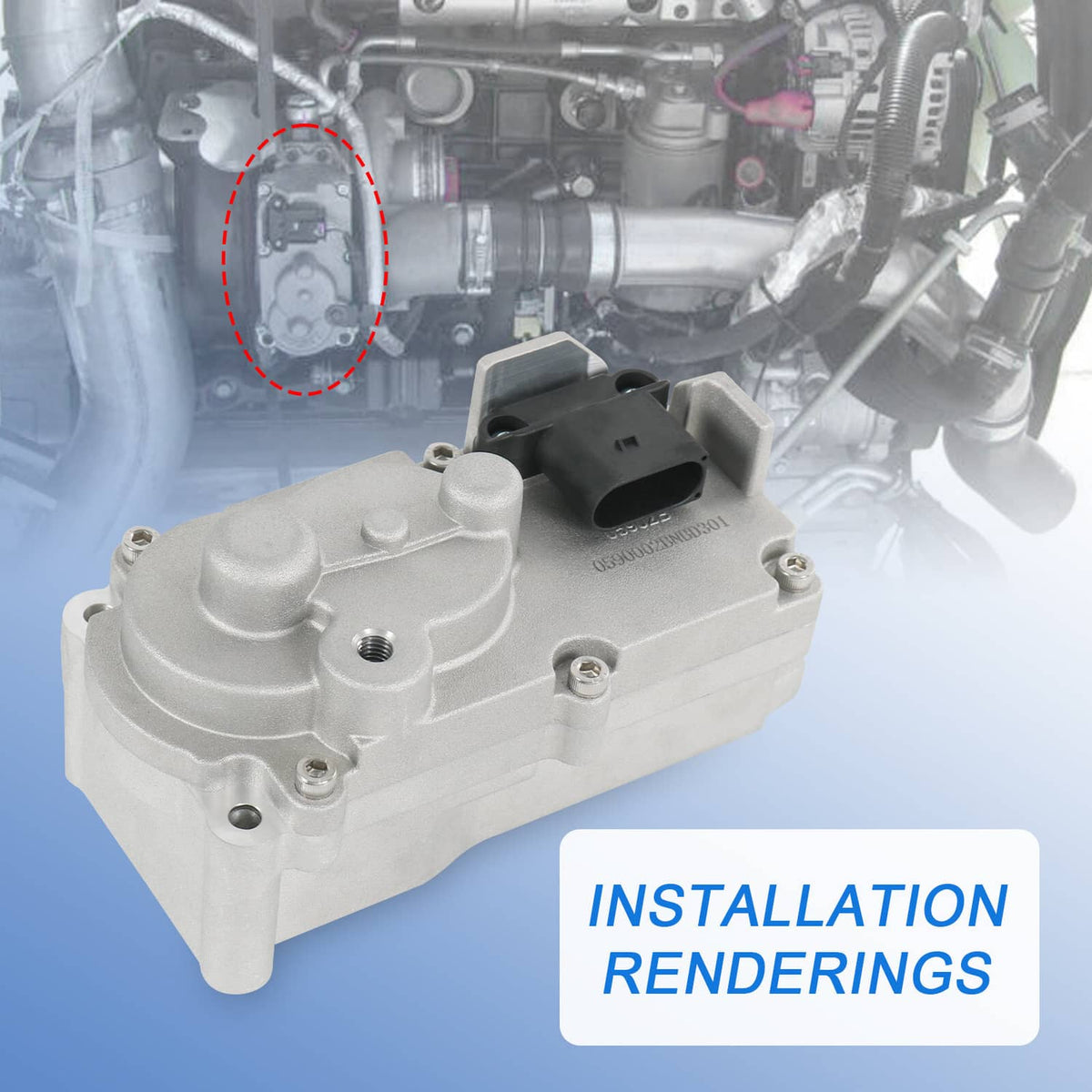 Bethesda Industrial 68445522AA Turbo Actuator HE300VG For 2013-2018 Ram 2500 3500 Cummins 6.7 Diesel