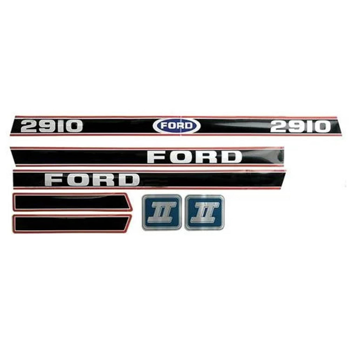 Bethesda Industrial Decal Set 2910 II 1986-later Vinyl fits Ford 2910
