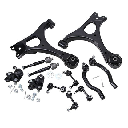 Bethesda Industrial Front Lower Control Arms Ball Joint Sway Bars Tie Rods For 2006-11 Honda Civic