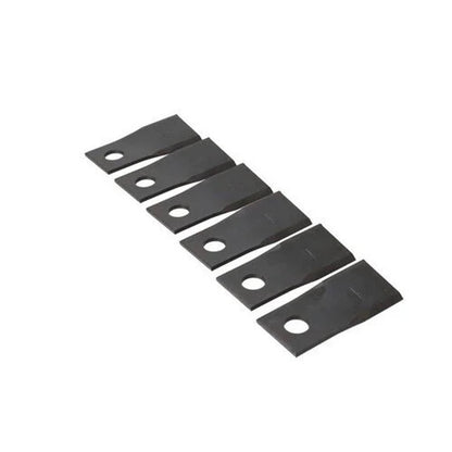 Bethesda Industrial Disc Mower Knives Knife Width 1.850" Opposite Bevel 11° Twist Clockwise Rotation